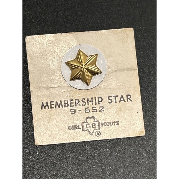 Vintage Timex Girls Scout Brownie Watch Black Leather Band Membership Star Lot - Picture 3 of 13